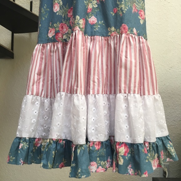 Princess Kaiulani Vintage Prairie Dress 1970s 70s - Picture 6 of 16